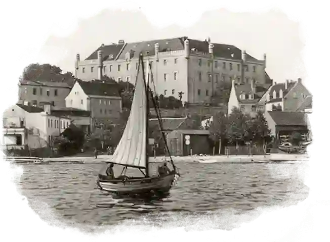 Ryn pils skats no putna lidojuma